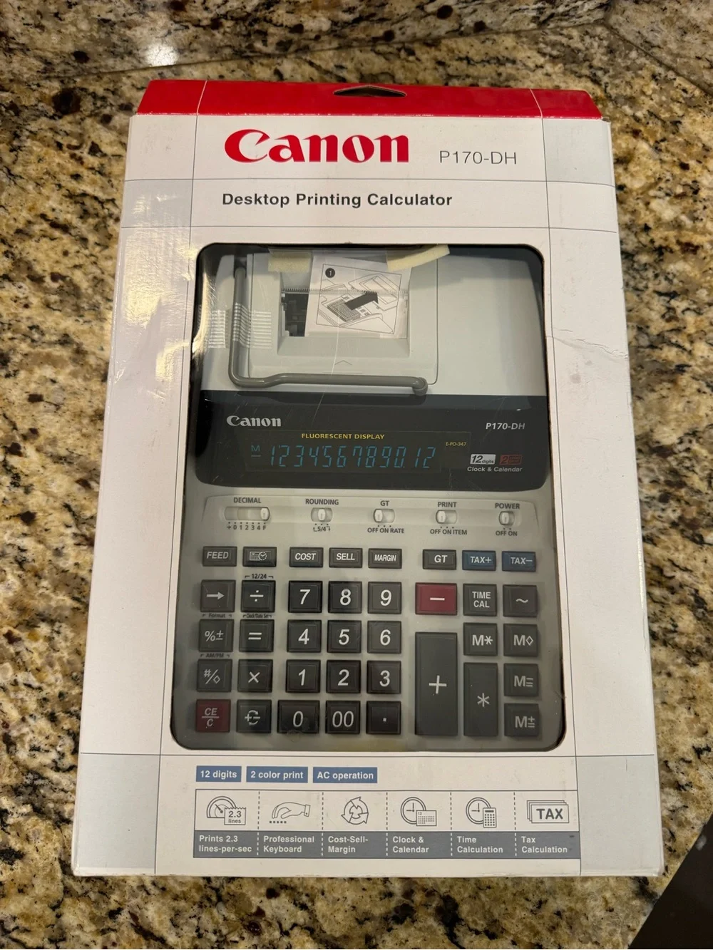 Canon desk top printing calculator P170-DH NEW